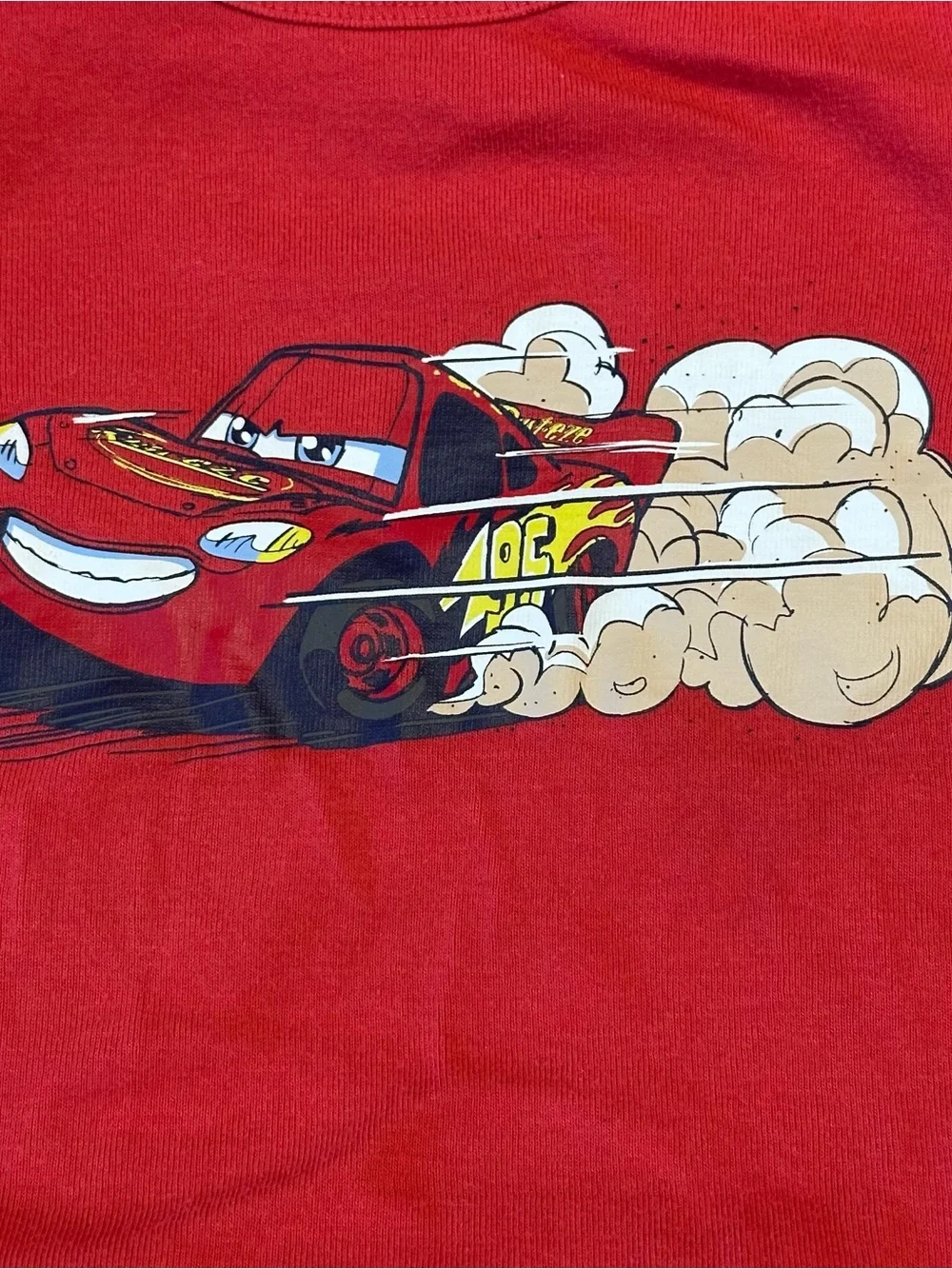 Disney GAP Kids Red Lightning McQueen CARS Short Pajama Set